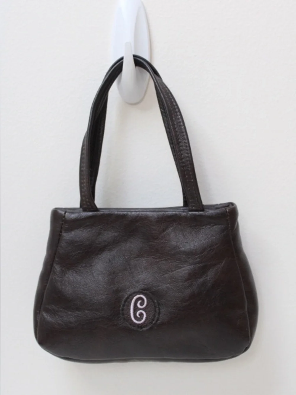 Handmade embroidered mini bag